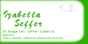 izabella seffer business card